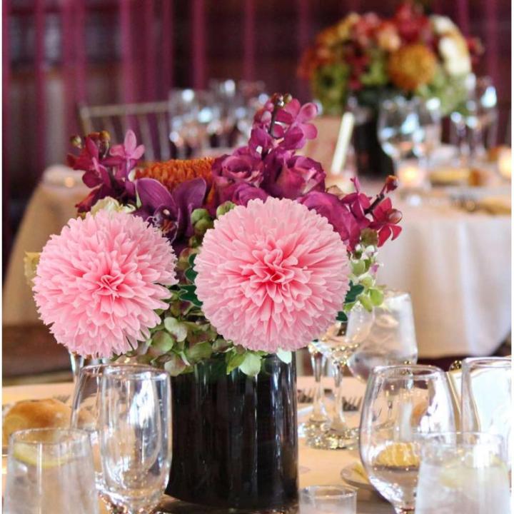 10 cm grote kunstbloem hortensia met 63 cm lange steel, 6 stuks roze kunstmatige hortensia bloemen, kunststof bloemen hortensia voor woondecoratie, kantoor, tuin party deco, bruilo