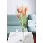 5 stks Kunstbloemen, Pampas Gras Larg Ascendant Gras Nep Bloemen Gras voor Bruiloft Boeketten Home Party Hotel Centerpieces Decoraties, Oranje