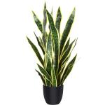 Künstliche Schlangenpflanze 89,9 cm künstlicher Sansevieria-Baum mit 32 Blättern, perfekte künstliche Schwiegermutter im Topf für Innenbereich