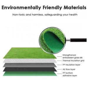 Kunstrasen Realistischer Kunstrasen Kunstrasen für Hinterhöfe und Balkone Wetterbeständig Ideal für Freizeitbereiche und Veranstaltungen (1x10m)
