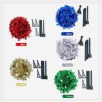 Lametta-pop-up-Weihnachtsbaum, einfach zu montierender, zusammenklappbarer künstlicher Bleistift-Weihnachtsbaum mit glänzenden Pailletten für die heimdekoration – silbriger 4.