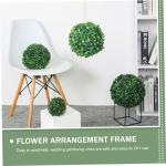 4 Stück Grasballständer Formschnitt-Kugelrahmenhalter grünes Kugelrahmengestell gartenaccessoires pflanzentopf Blumentöpfe Kugelkäfig für künstliche Pflanzen Blumenregalhalt