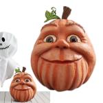 Ausdrucksstarke Halloween-Kürbisse, Ausdrucksstarker Gesichtskürbis | Tischdekoration aus Kunstharz | Kürbisdekoration, Schreibtischfigur, dekorative Requisiten für Tür, Hof, 