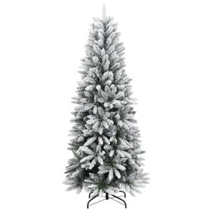 Künstlicher Weihnachtsbaum mit Schnee 300 LEDs 240 cm Christbaum Dekobaum Kunstbaum Tannenbaum Weihnachten Künstlicher Weihnachtsbaum für Weihnachtsdeko