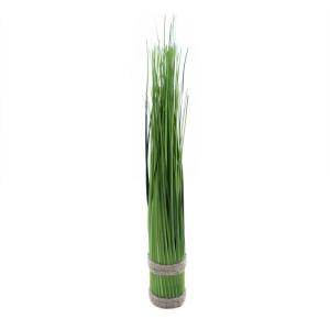 Kunst decoratief gras bundel groen - H 45 cm - kunstmatige decoratie stagras - kunstplant kamerplant decoratie grassen gras-bundel siergras