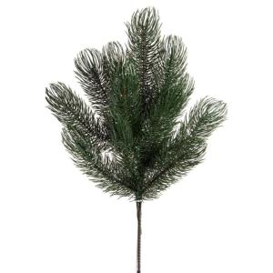 Kunstmatig dennennast/kersttak karpaten spuitgietwerk groot kleur: donkergroen