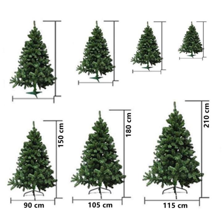 Kunstkerstboom Zelf-assemblerende versierd met gebloemde den met dennenappels en rode bessen Extra gevulde spar 150-210cm met metalen steun (Groen Gebloemd, 210cm 768Tips)