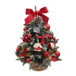 Tisch-Weihnachtsbaum, Mini-Weihnachtsbaum für den Schreibtisch mit Lichtern, dekorativer Kleiner Weihnachtsbaum, Weihnachtsdekoration für die, Style B