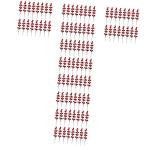 120 STK Simulation rote Fruchtgabel gefälschte Burgunder-Beerenpflücker Kranz Beeren pflücken kunstpflanze künstliche Pflanzen künstlicher Beerenstiel rote Beerenpflücker Pla