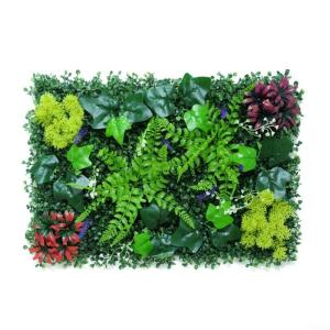 Decoratieve kunstmatige hekken 40 x 60 cm Kunstmatige Plant Gras Nep Plant Wandpanelen Kunstbloemen Hek Groene Bladeren Muur Hekken Outdoor Gesimuleerde Plant Wandpanelen Huis Tuin