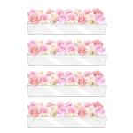 Transparente Acryl-Vase, 16 Löcher, elegante Tischdekoration, Vase, Blumenhalter für Hochzeiten und Valentinstag, Heimdekoration