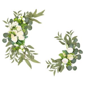 Empfang Seiden Tulpen Arrangements Hochzeit Gemischte Pfingstrosen Willkommensschild Veranstaltungsverzierungen