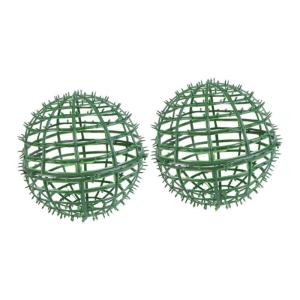 2 stuks bloemstuk vormsnijframe voor planten vormbalhouder kransframe zelf maken topiary bolvormige vormen balkooi van buxus plastic voering decoratief