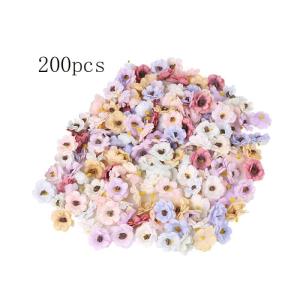 , 200 stuks, mini kleurrijke madeliefjes, bloemkoppen, mini-, bloemkoppen, kleurrijke mini-zijden bloemen, decoratieve bloemen, , bloemendecoratie