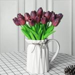 Kunstbloem tulp kunstbloem latexmateriaal echt gevoel bruiloft slaapkamer familie hotel feest interieur studeerkamer knutselen decoratie