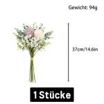 Boeket van kunstbloemen, 12 stuks, decoratie, kunstbloemen, lente, thuis, simulatie, paardenbloem, boeket, kunstbloemen, decoratie, hoogwaardig bruidsboeket 1808