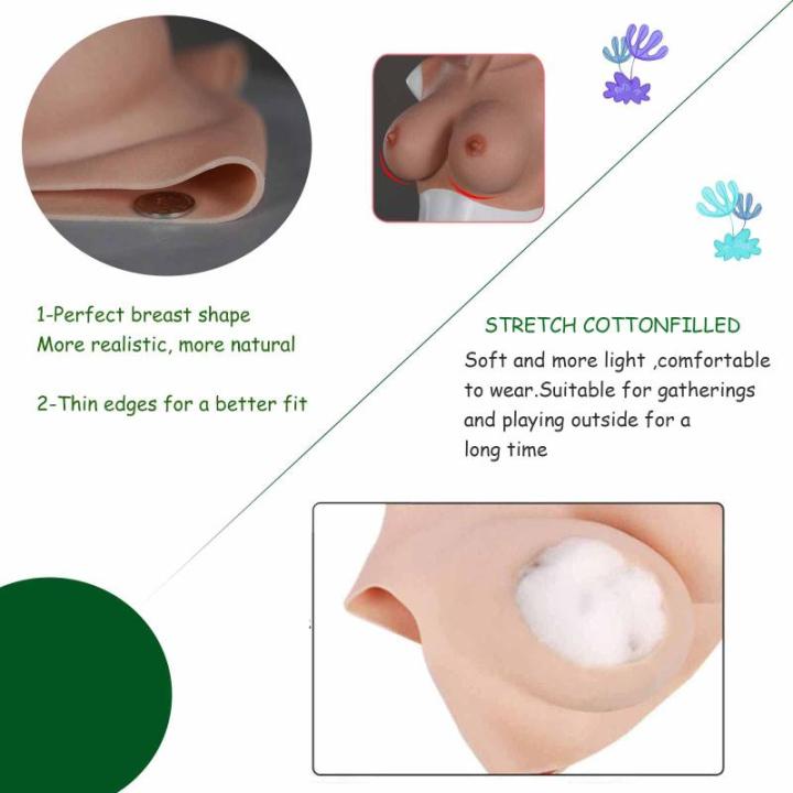 Künstliche Silikonbrustplatte G Cup Crossdressing Brustformen für Transgender Drag Queen Cosplay Brustplatten