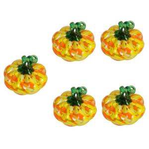 5St Kürbishandwerk Kürbis-Tischdekoration Kürbis ernten Kürbis im Herbst Kürbis-Requisite Halloween Dekoration Herbst Dekoration bastelset Kürbis-Dekor -Requisite Glas