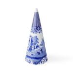 Blauer Italienischer Weihnachts-Formschnitt, 33 cm, einzeln