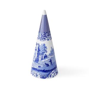 Blauer Italienischer Weihnachts-Formschnitt, 33 cm, einzeln