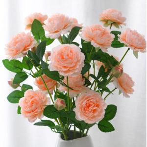 Kunstblumen Künstliche gefälschte Pfingstrose, Seidenblumen, Tischblumendekoration, gefälschter Blumenstrauß, echte Note, Geburtstagsgeschenk, Blumenarrangement für jeden Anla