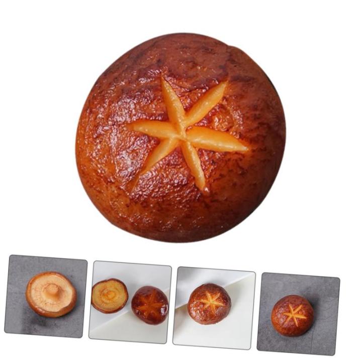 3 Stück Simuliertes Pilzmodell Desktop Fake Pilz Realistischer Shiitake Pilz Künstlicher Pilz Kleiner Pilz Dekor Mini Pilz Dekor Gefälschte Lebensmittel Kleine Foto