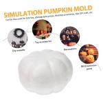 Kürbisform Weißer Bastelkürbis Kleine Kürbisse DIY Weißer Kürbis Halloween-Dekorationen Im Innenbereich Realistische Gefälschte Kürbisse Bastelkürbisse Aus Weißem Schaums