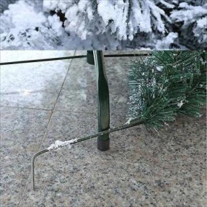 Weihnachtsbaum 4/5/6/7 / 8ft Weihnachtsbaum Schnee beflockt künstliche Kiefer mit reißverschluss Weihnachtsbaum Simulation Schnee zeder skulptur Dekoration mit metallständer