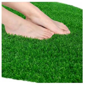Kunstrasenmatte, 20 mm, natürlicher und realistischer Kunstrasenteppich für Garten, Terrasse und Spielplatz, Grün, Größe: 2 x 11 m