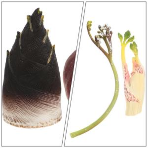 4 Stück Simulation Obst und Gemüse Gemüsegeschäft Gemüsemodelle künstliches Obst- und Gemüsemodell gefälschtes Gemüse kunstpflanze Obst-Requisite Obstdekor für die Küche