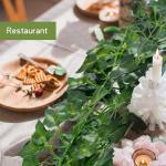 Kunstklimopslinger 2 meter, 24 stuks, , balkonplanten, decoratie, hangslinger, voor bruiloft, kantoor, keuken, tuin, feest, wanddecoratie