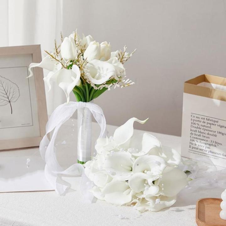 Künstliche Blumen für Braut, Hochzeitsdekoration, Fotografie-Requisiten