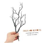 Kunstmatige tak Manzanita-takken, natuurlijke zwarte takken, Halloween, vaas, bruiloftsdecoraties, tafelbloemenboeket, hartstuk, takken, knutselen, tak, boom, olietak, plastic boom