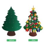 Kid Felt Christmas Tree | Wall Art Decor | Christmas Tree Wall Decor | Felt Christmas Tree | Christmas Tree For Kids Interactive Fun For Children's Rooms, Bedrooms, Dormitories