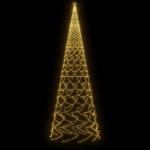LED-Weihnachtsbaum mit Erdnägeln Tannenbaum Lichterbaum Weihnachtsdeko Beleuchtung Außen Beleuchtet Lichterkette Warmweiß 3000 LEDs 800 cm