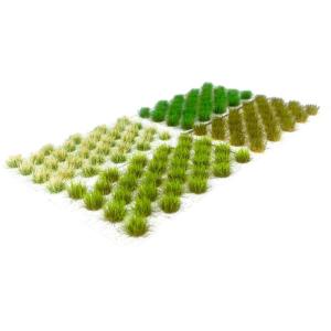32 Stück Simulation Gras Modell Grasbüschel Miniatur Statisches Gras Modell Miniatur Strauch Büsche für Landschaftsschiene Weg 32 Stück Miniatur Grasbüschel