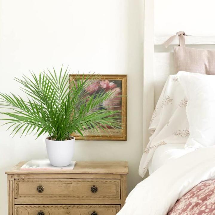 Kunstplant in pot, kunstplant Boston-varen, decoratie, moderne , kunststof planten, decoratie voor woonkamer, balkon, slaapkamer, badkamer, kamer, tafeldecoratie