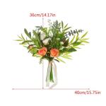 Hochzeitssträuße für die Braut, Brautjungfer, Handsträuße, künstliche Blumen zum Werfen, Zeremonie, Jahrestag, Brautparty-Dekorationen