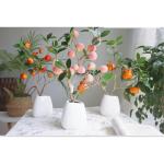 Kunstblumen Künstlicher Granatapfel, Pfirsich, Mandarinenbaum, Pflanzendekoration, Bonsai, Fensterbank, Dekoration, Hof, simulierte Pflanzen, Bonsai für Zuhause für jeden Anlass