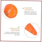 1 Satz Künstliche Karotte Kinderknallzeug Mockin Karottenform Miniaturgemüse Ostermöhren Dekorationen Karotten-dekor Frühlingsdeko Heimdekorationen Karotten Basteln Schaum 30st