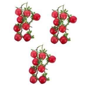 3 Sätze Simulation Obst Hängende Schnur Heimdekoration Fruchtformverzierung Dekorative Früchte Dekorative Obstgirlande Früchte Hängende Verzierung Hintergrundverzierung 2 Stü