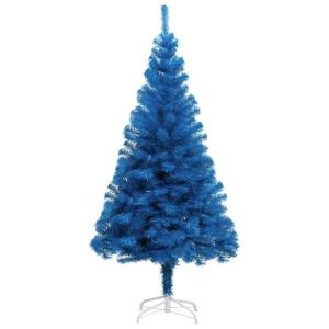 Künstlicher Weihnachtsbaum mit Ständer Christbaum Tannenbaum Kunstbaum Weihnachten Künstlicher Weihnachtsbaum Weihnachtsdeko Blau 120 cm PVC
