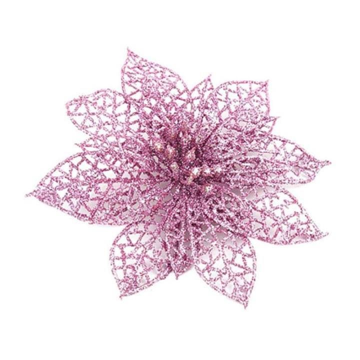Weihnachtsblumen Künstlich-Christmas Decorations-Weihnachtsdeko Blumen-Weihnachtsschmuck Weihnachtsstern Künstlich Kunstblumen Weihnachten Weihnachtskugeln Christbaumschmuck 2024