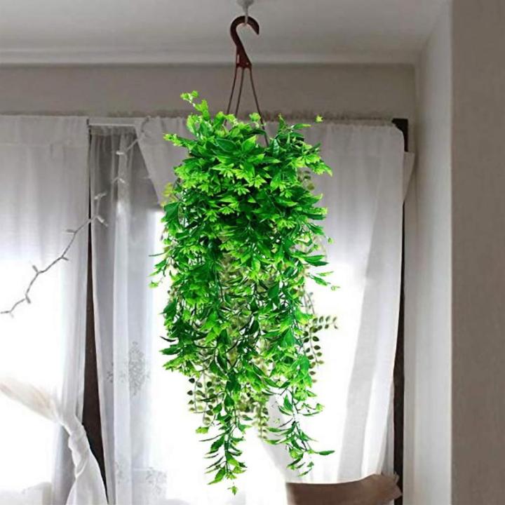 YGSAT 2 PCS Hanging Garland Vine Flower Trailing Bracket plant| Artificial Ivy|Artificial Flowers Fake Wisteria Office Decoration Home Decoration Party Decoration Wedding Decoratio