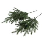 Kunstmatige dennentak/kersttak Karpaten spuitgegoten filigraan Kleur: donkergroen (2 stuks)