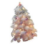 Limtula Festival Weihnachtsbaum Mit Federn Zarter Gefiederter Weihnachtsbaumschmuck Mit Kugel Für Die Dekoration Von Bücherregalen