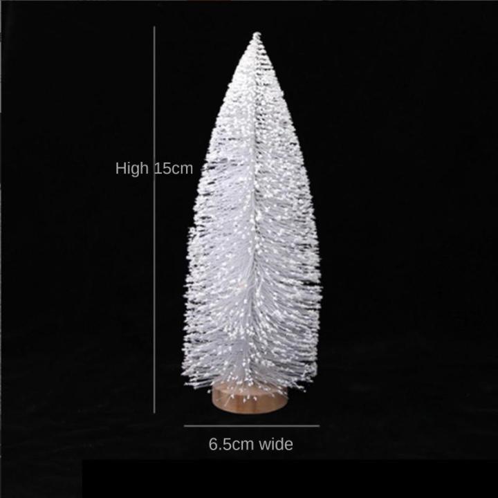 Christmas Tree Tannenbaum KüNstlich Dekoration for Den Innenbereich Mit Albero Di Natale Ovale Bianco Nevoso ChristbäUme Sztuczna(15cm)