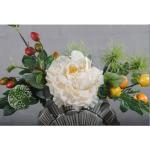 Kunstblumen Künstliche Blumen-Pflanzen-Set, gefälschte Bonsai-Pflanzen mit kreativer Vase, Seidenblume für Tischdekoration, Wohnzimmer, Zuhause für jeden Anlass