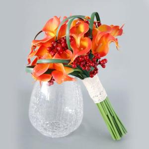 Hochzeit Romantischer Blumenstrauß Braut mit Blumen Brautsträuße Brautjungfer Künstliche Blumen Valentinstag Geständnis Party Kirche