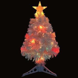 Künstlicher Weihnachtsbaum mit Beleuchtung Weiß 64 cm Glasfaser Christbaum Dekobaum Kunstbaum Tannenbaum Weihnachten Künstlicher Weihnachtsbaum für Weihnachtsdeko